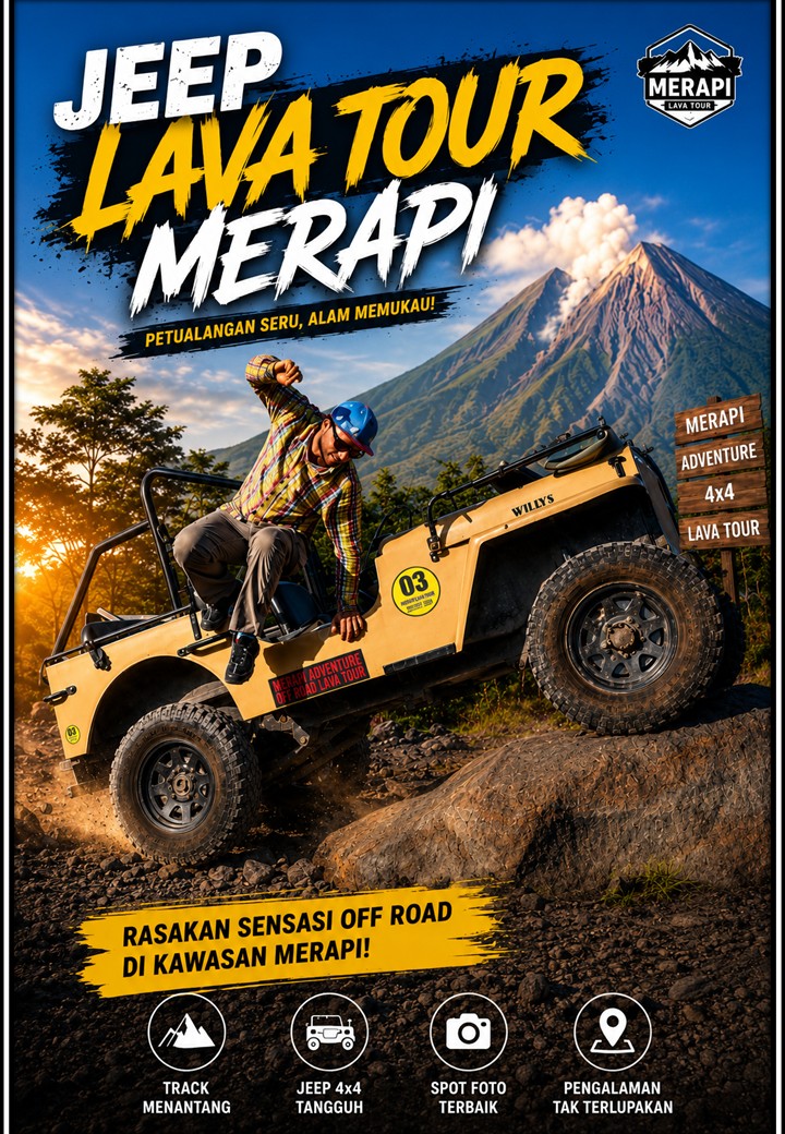 Jeep Lava Tour Merapi