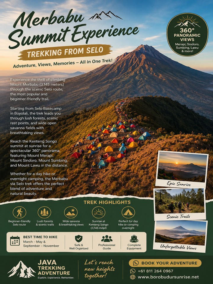 TREKKING MOUNT MERBABU