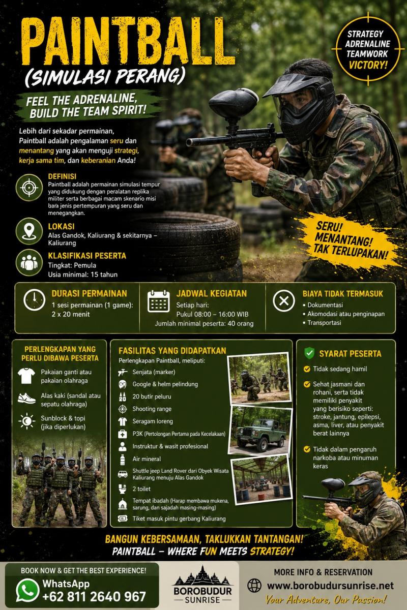 Paintball Alas Gandok Kaliurang Paintball Alas Gandok Kaliurang