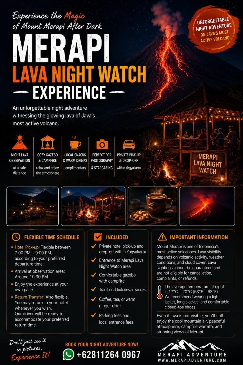 MENYAKSIKAN LAVA MERAPI DI BAWAH CAHAYA BINTANG MENYAKSIKAN LAVA MERAPI DI BAWAH CAHAYA BINTANG