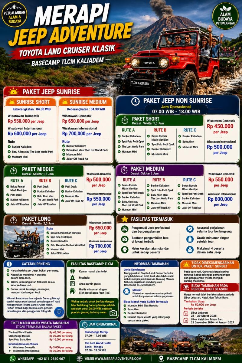 LAVA TOUR MERAPI TOYOTA LANDCRUISER BASECAMP KALIADEM LAVA TOUR MERAPI TOYOTA LANDCRUISER BASECAMP KALIADEM