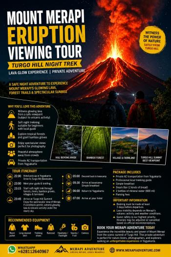 Menyaksikan Erupsi Merapi dari Bukit Turgo