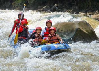 One Day Private Mount Merapi Trekking Tour via Selo Boyolali Combine Rafting Progo Atas