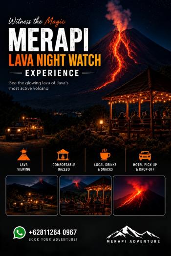MENYAKSIKAN LAVA MERAPI DI BAWAH CAHAYA BINTANG