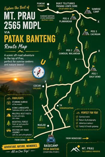 2D/1N Soft Trekking Gunung Prau via Patak Banteng