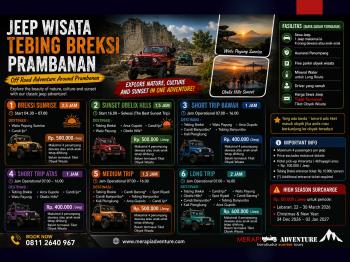 Jeep Wisata Mulai dari Tebing Breksi Prambanan